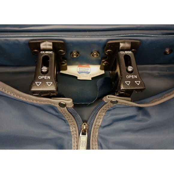 VTG American Tourister Garment Suit Hanging Bag + Shoulder Strap Travel Luggage - Picture 8 of 9